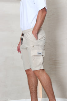 CREW Milano Short Cargo Pants Zipper Wide Pocket