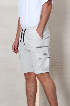 CREW Milano Short Cargo Pants Zipper Wide Pocket