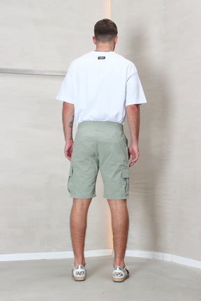 CREW Milano Short Cargo Pants Zipper Wide Pocket