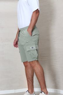 CREW Milano Short Cargo Pants Zipper Wide Pocket