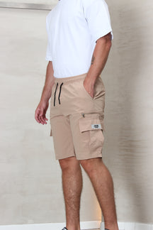 CREW Milano Short Cargo Pants Zipper Wide Pocket