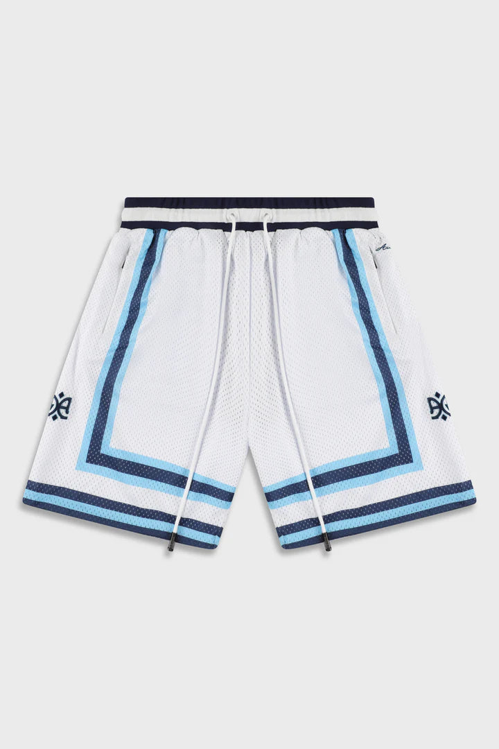 Ainker BB 712 White/Blue Short Pant