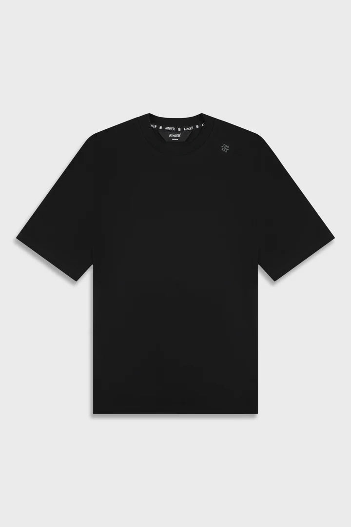 Ainker Mercerized 743 Black T-Shirt