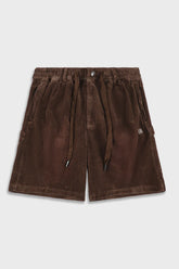 Ainker Wash Corduroy 708 Brown Short