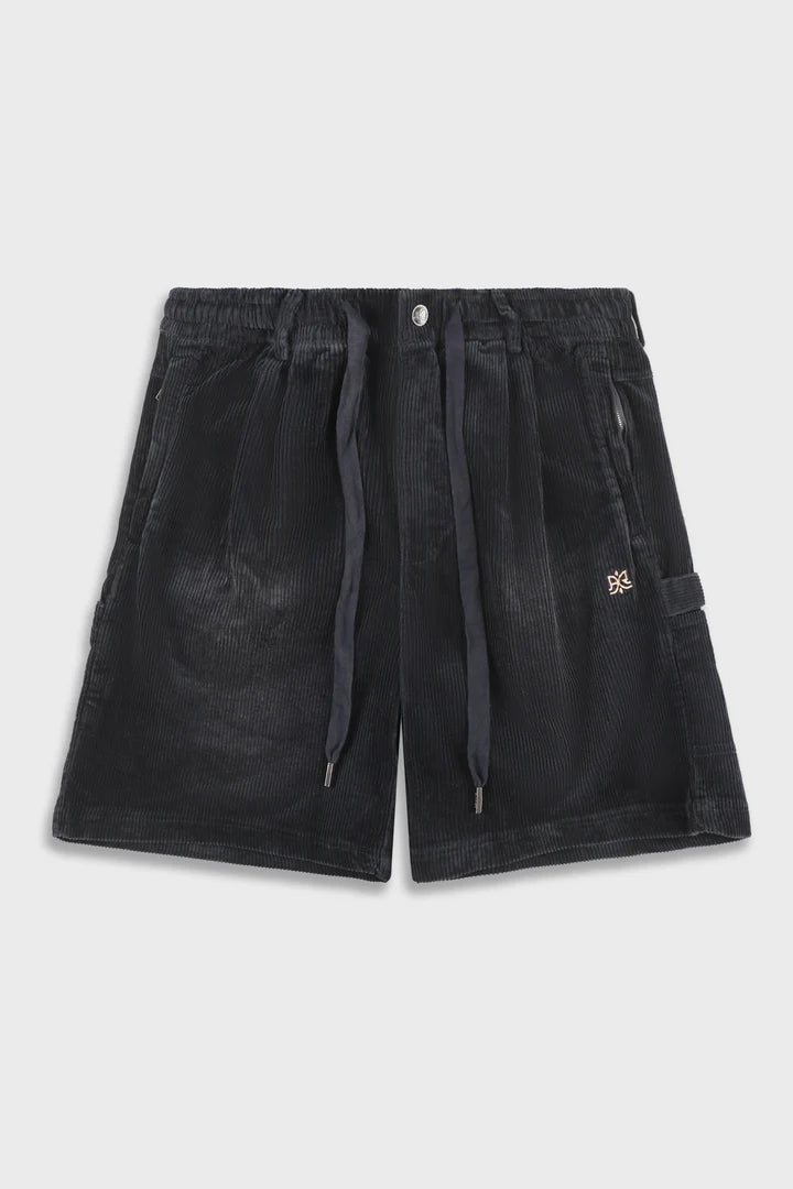 Ainker Wash Corduroy 708 Navy Short