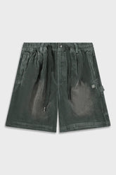 Ainker Wash Corduroy 708 Olive Short