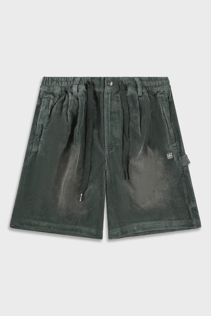 Ainker Wash Corduroy 708 Olive Short