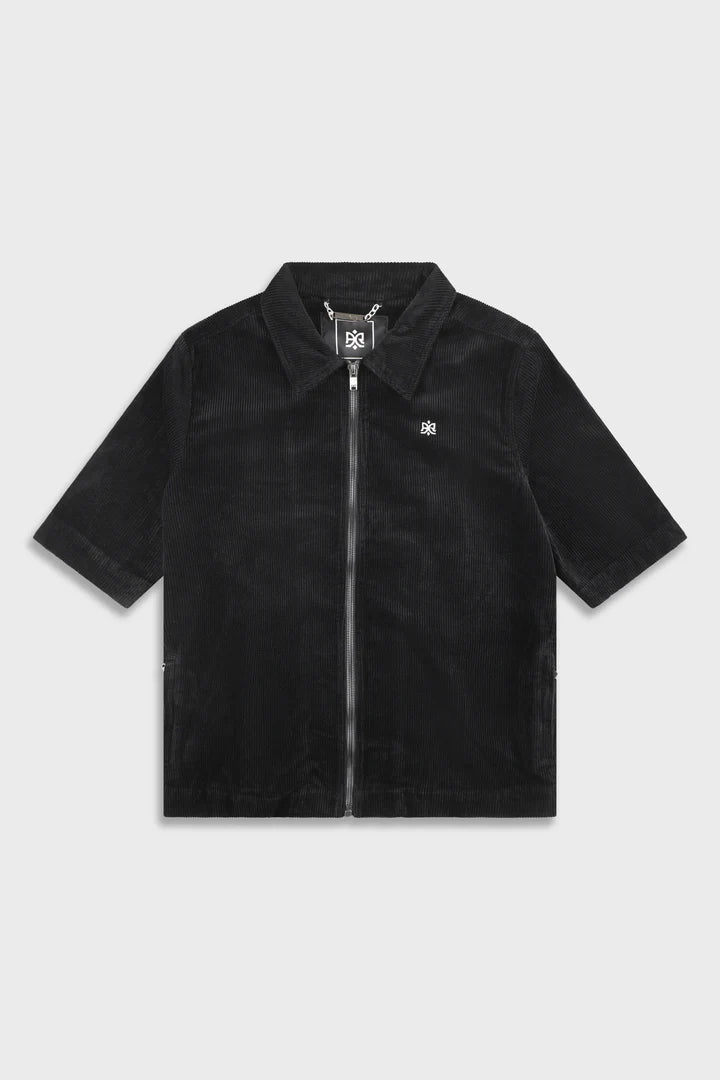 Ainker Wash Corduroy 708 Black Short Jacket