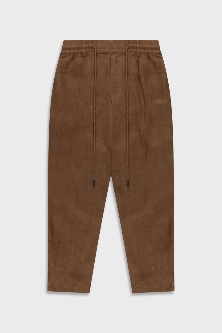 Ainker Linen 777 Brown Pants