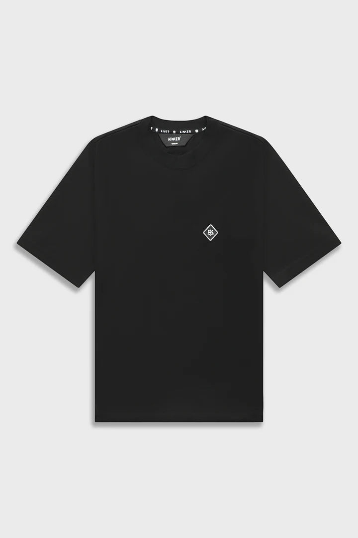 Ainker Mercerized 592 Black T-Shirt
