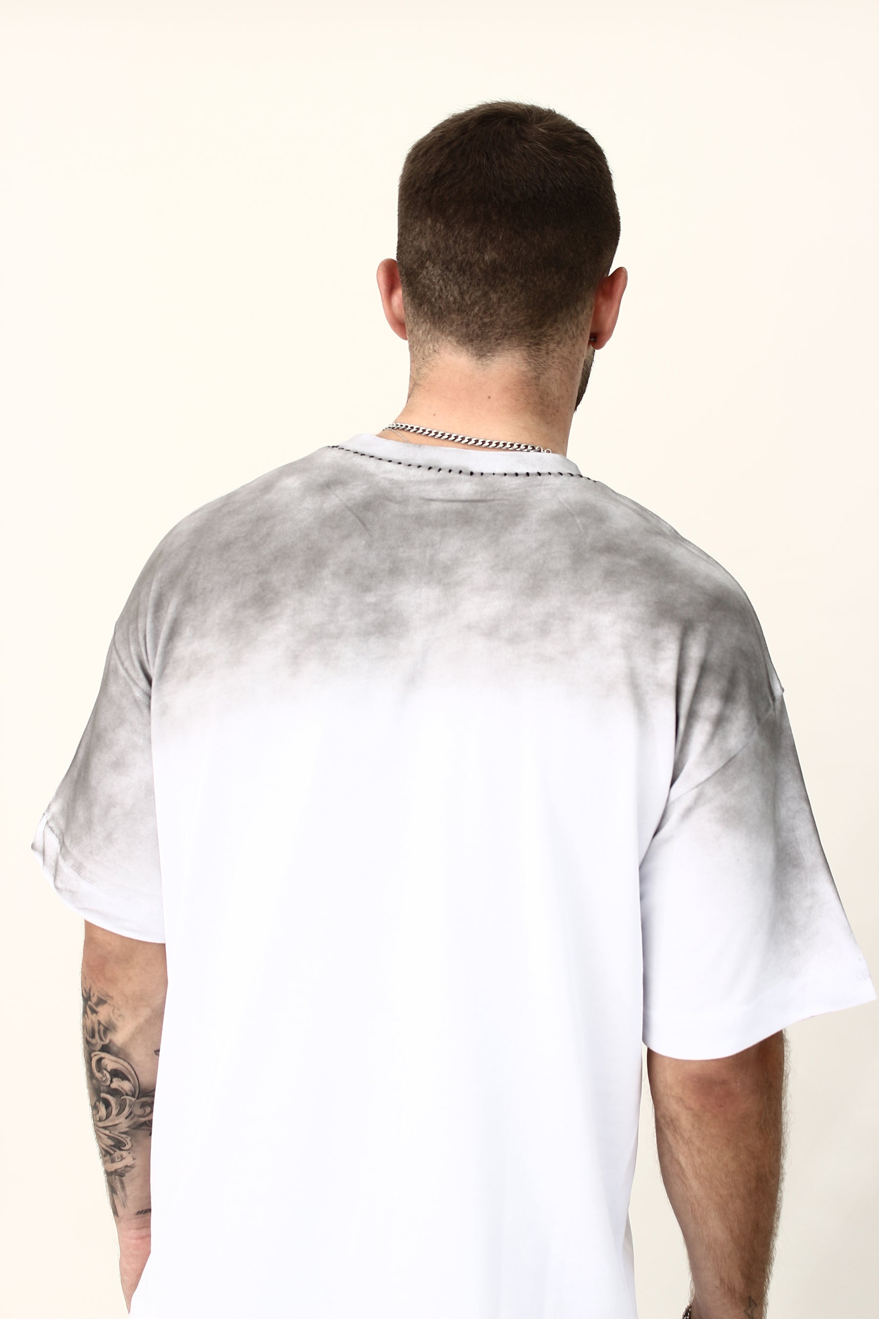 CREW Milano Spray Neck Oversized T-Shirt