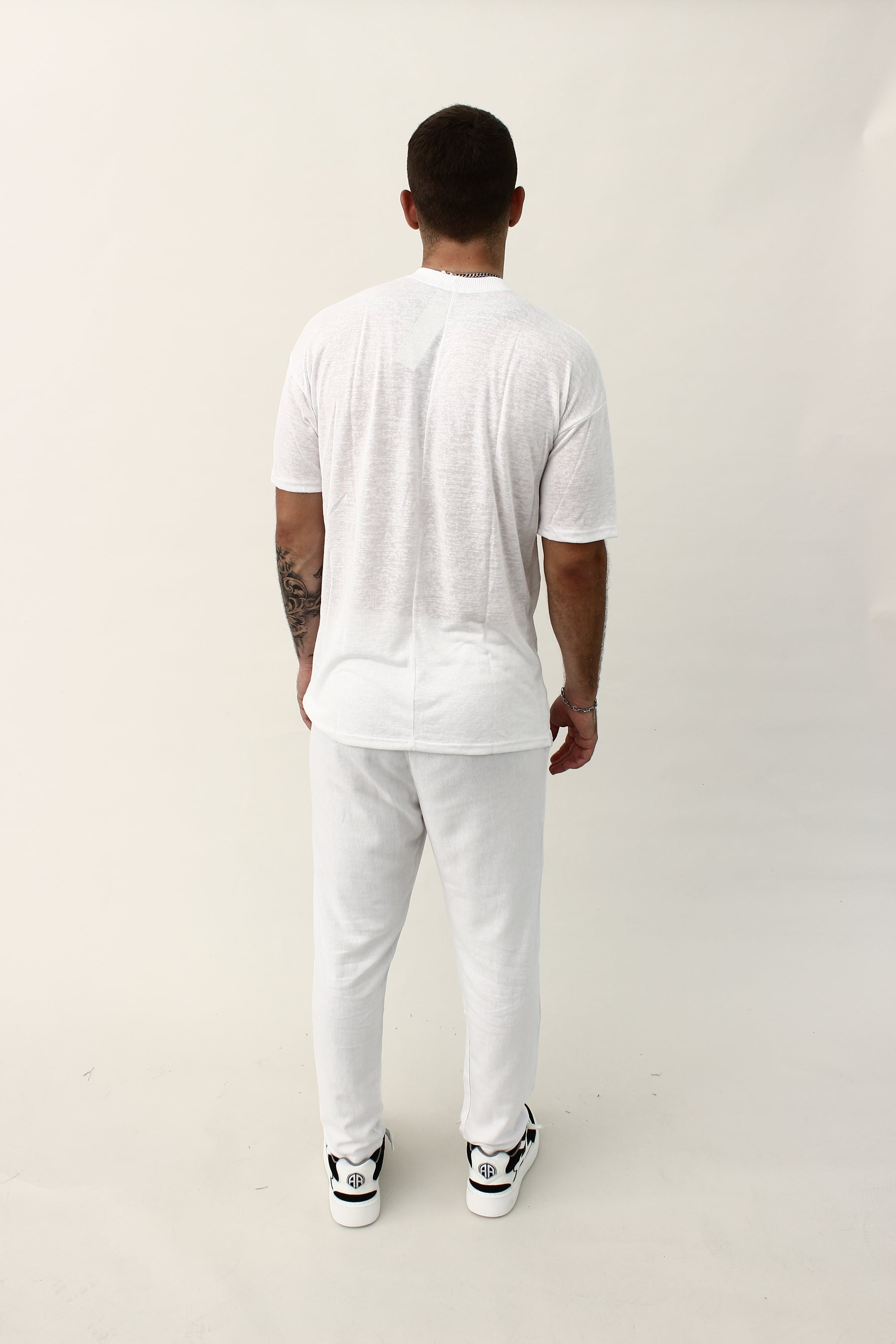 Crew Milano Blanco Relaxed Linen T-Shirt