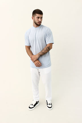 Crew Milano Blanco Relaxed Linen T-Shirt