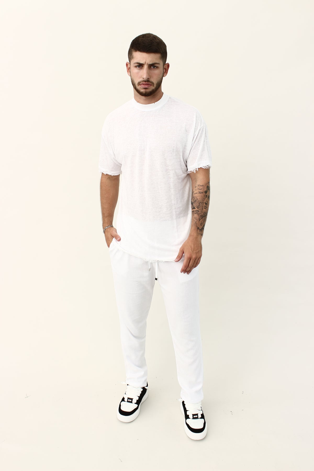 Crew Milano Tulum Relaxed Linen T-Shirt