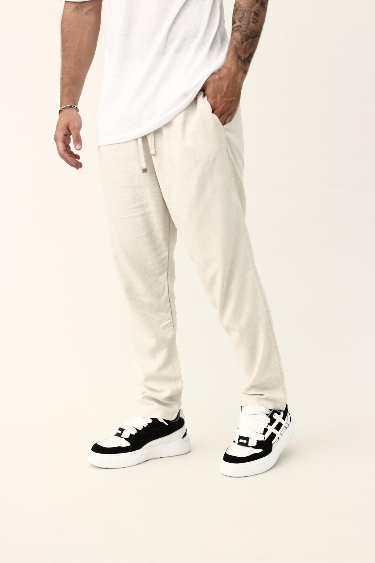 CREW Milano Linen Pants Flavio