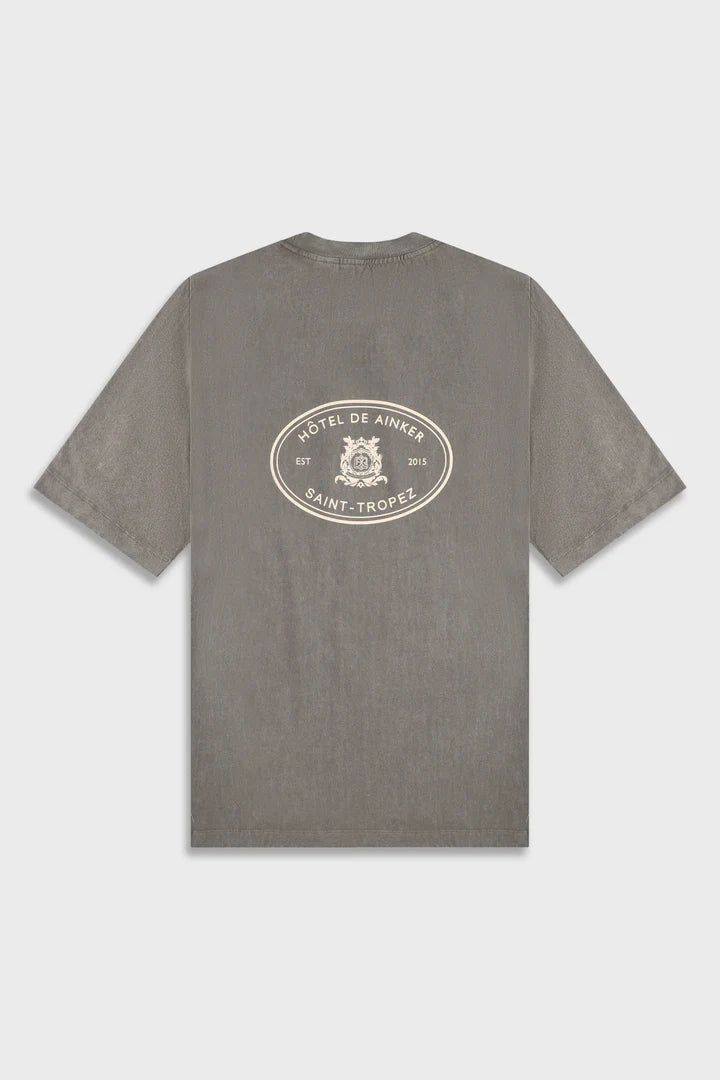 Ainker Cotton Wash 740 Mocha T-Shirt