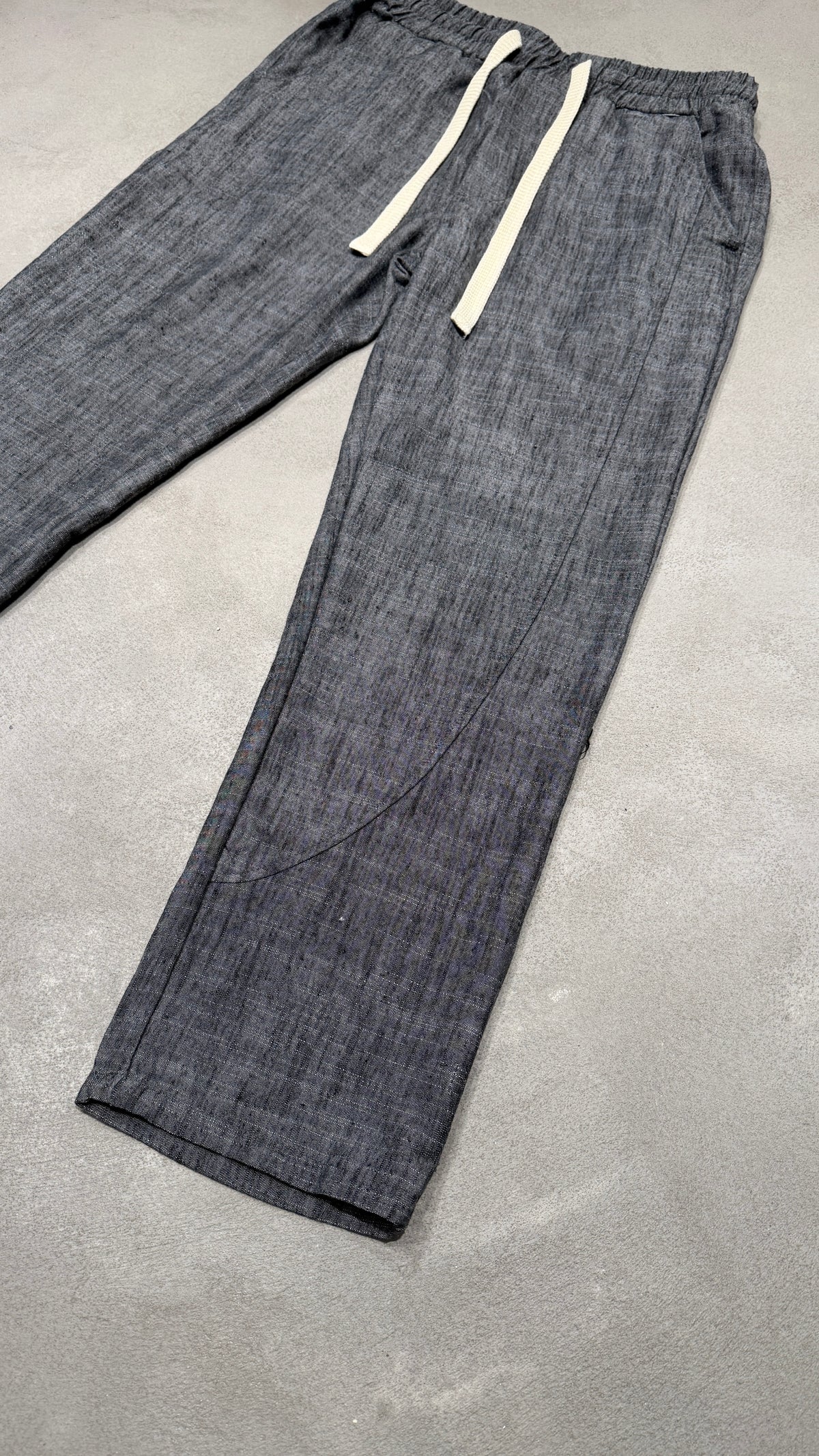 CREW MILANO Linen Grey - Bruno Pants
