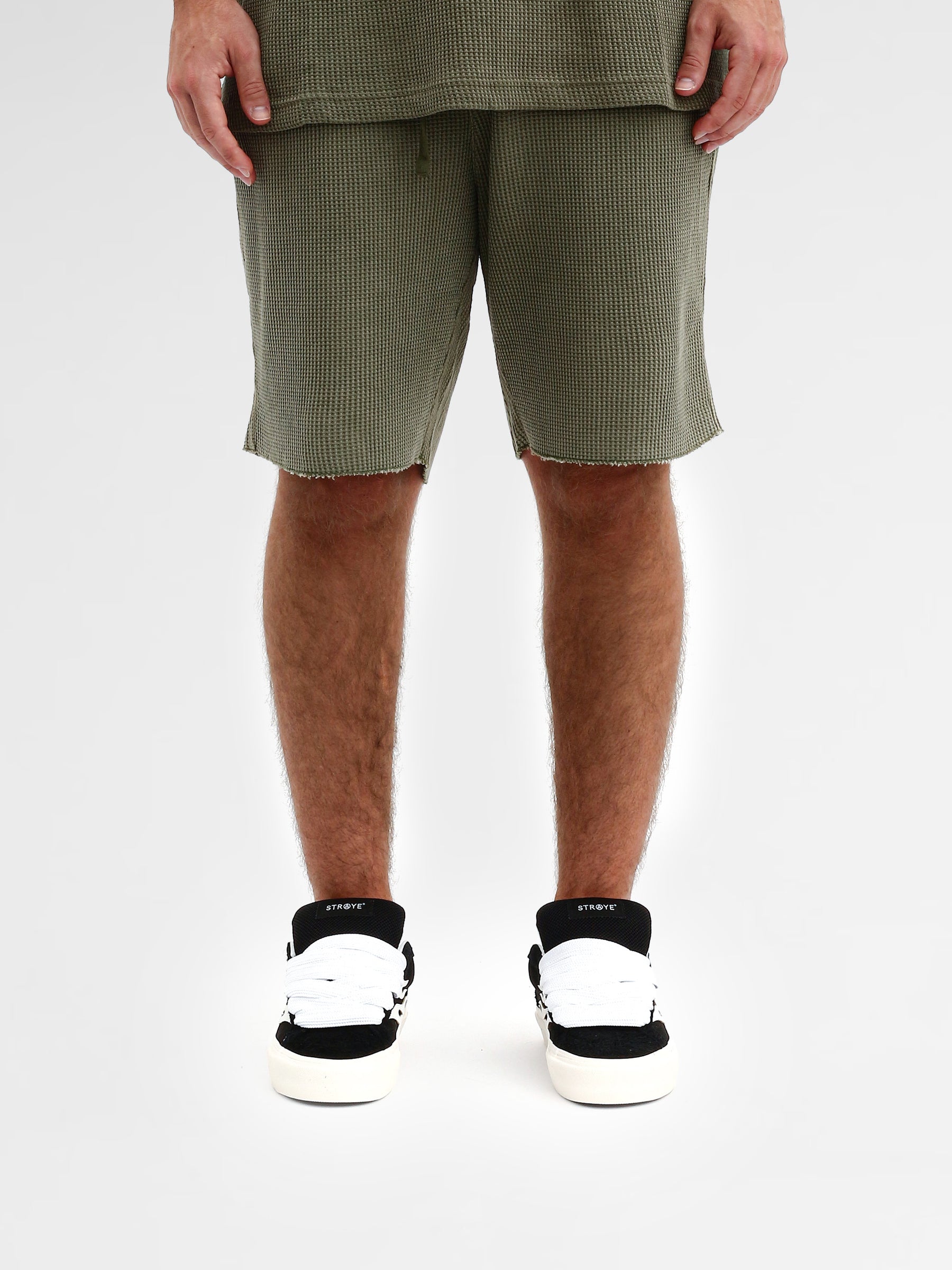 CREW Milano Oversize Set T-Shirt/Pants Waffle Green
