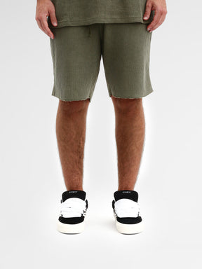 CREW Milano Oversize Set T-Shirt/Pants Waffle Green