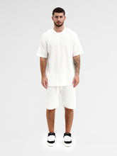 CREW Milano Oversize Set T-Shirt/Pants Waffle White