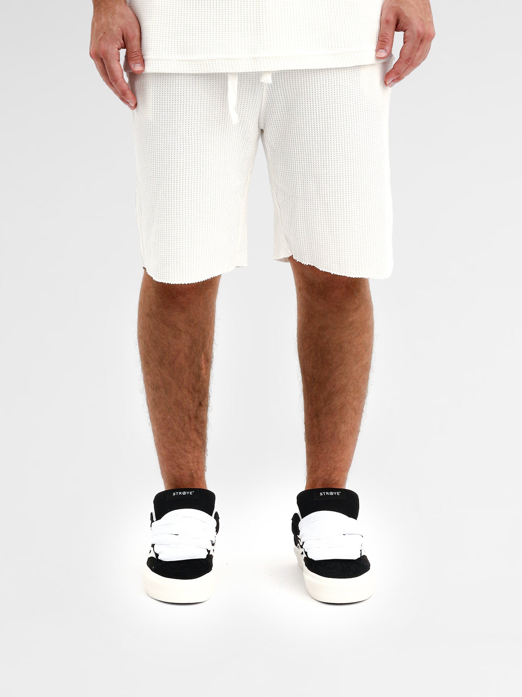 CREW Milano Oversize Set T-Shirt/Pants Waffle White
