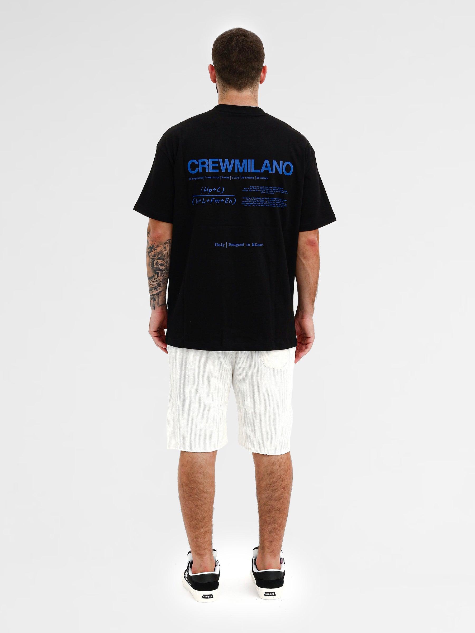 CREW Milano Oversize T-Shirt Logo Print