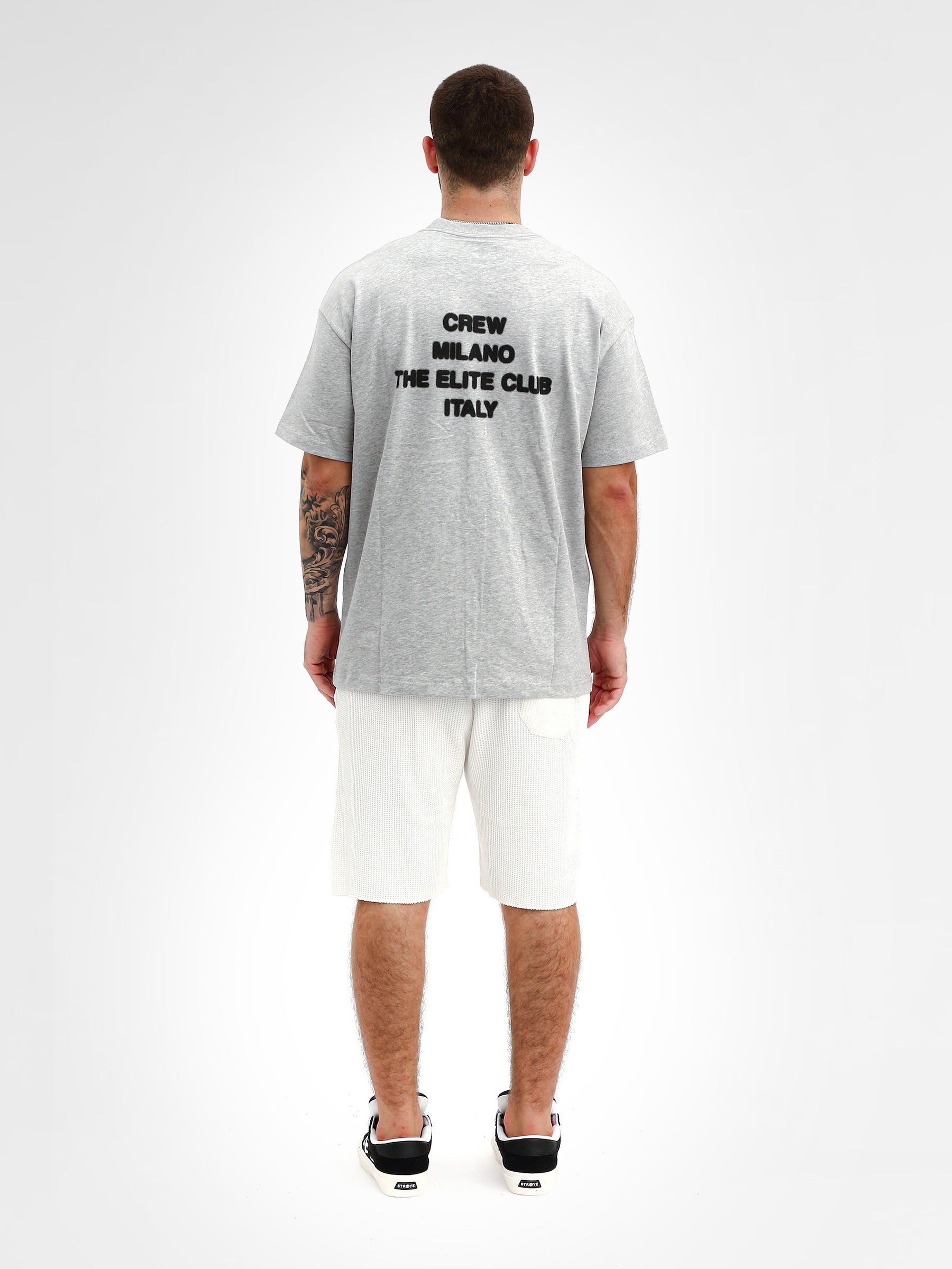 CREW Milano Oversize T-Shirt Logo Print
