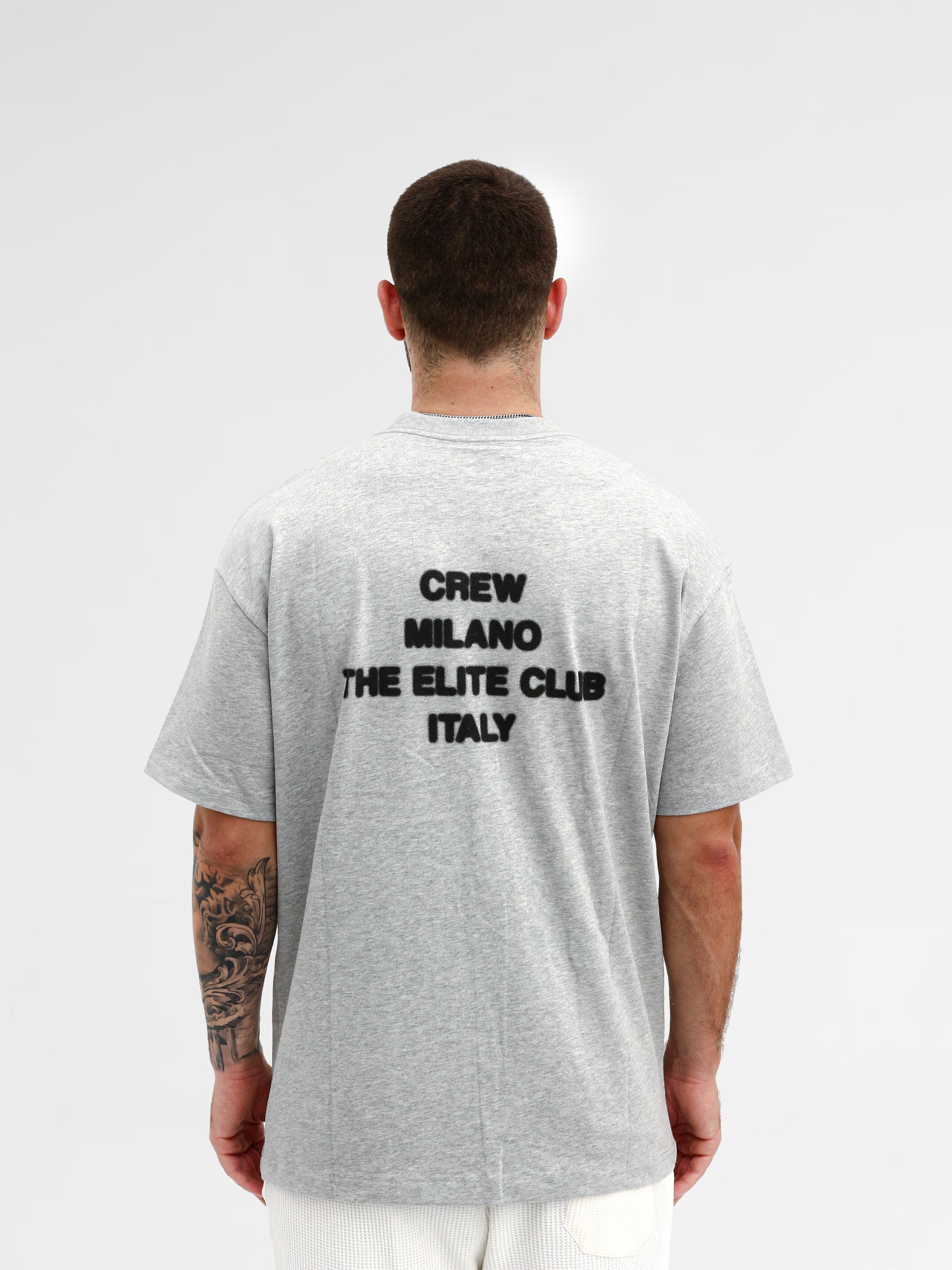 CREW Milano Oversize T-Shirt Logo Print