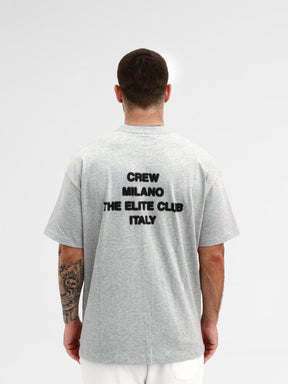 CREW Milano Oversize T-Shirt Logo Print