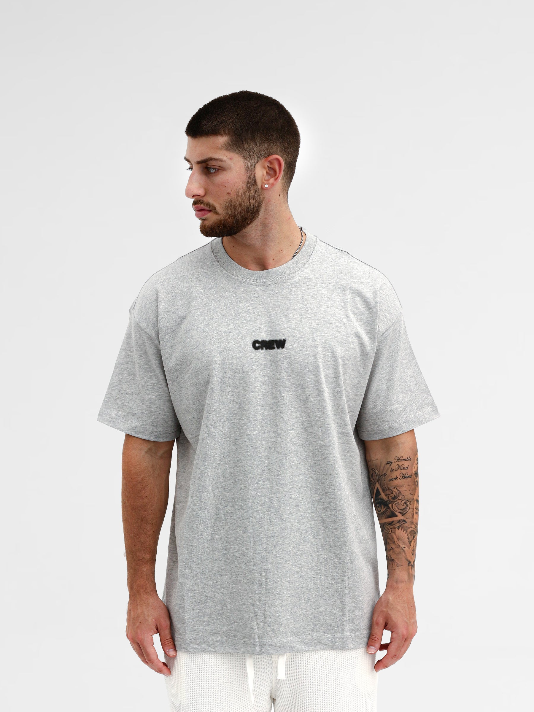 CREW Milano Oversize T-Shirt Logo Print
