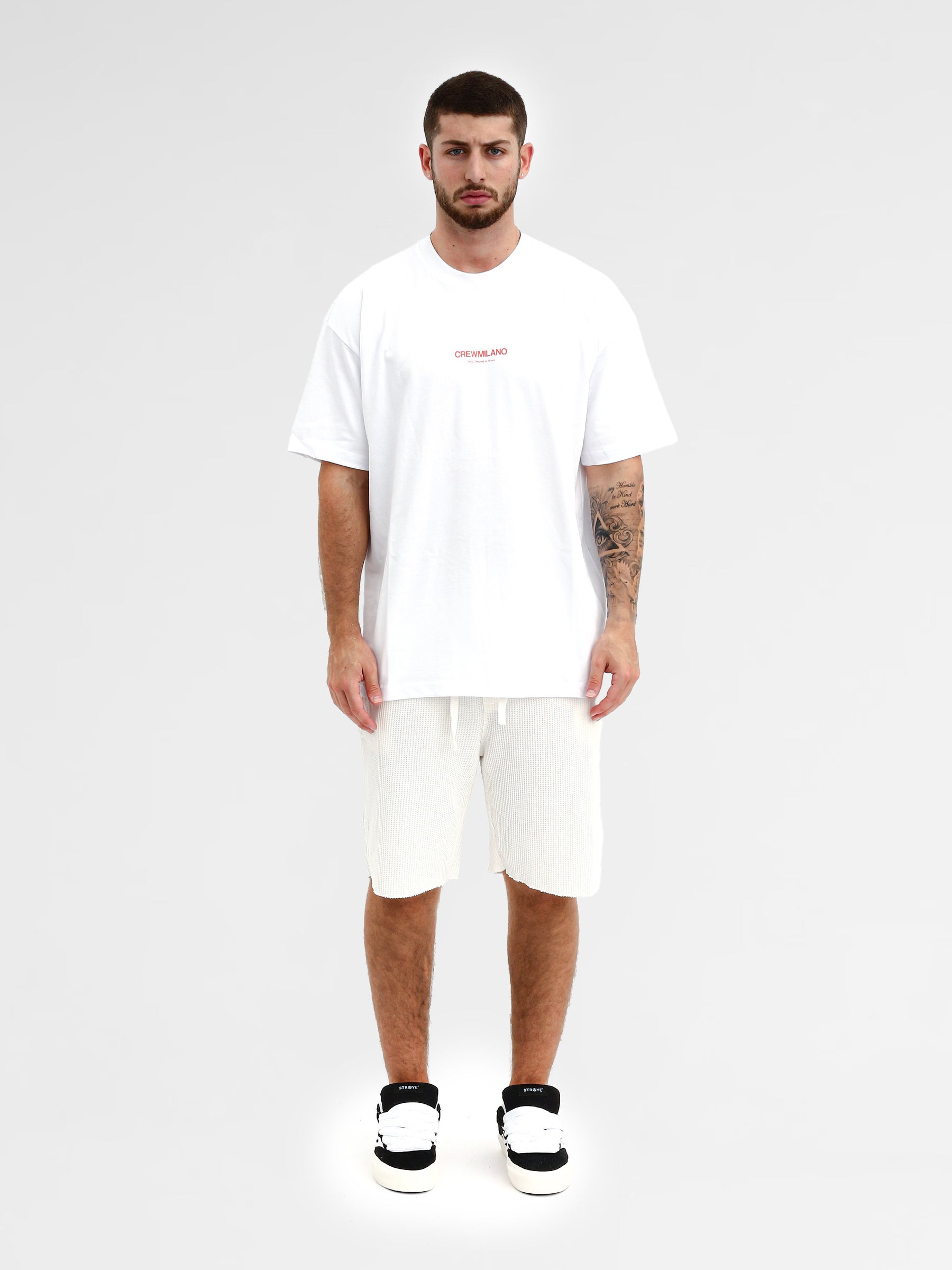 CREW Milano Oversize T-Shirt Logo Print