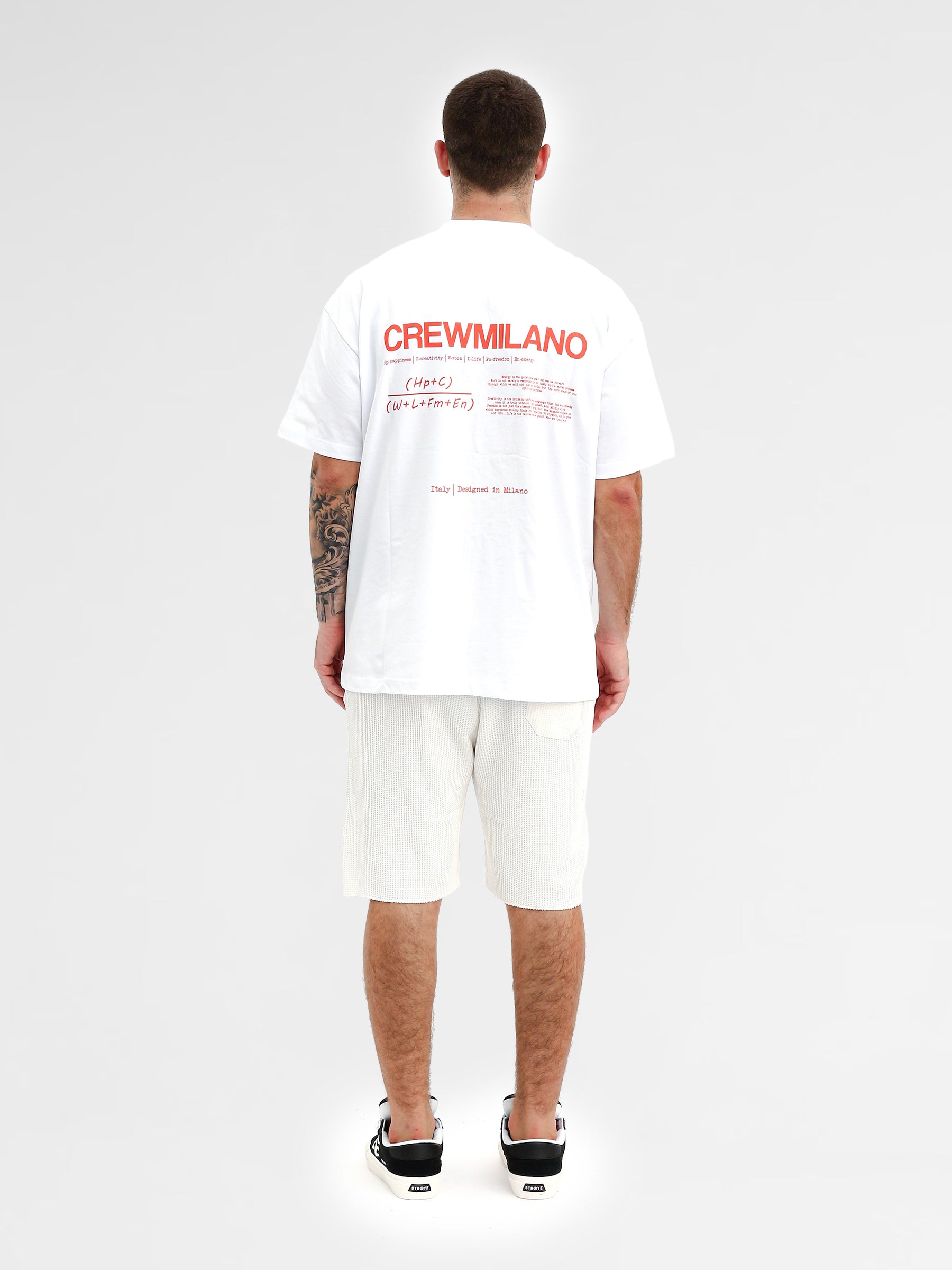 CREW Milano Oversize T-Shirt Logo Print