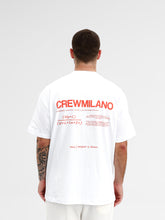 CREW Milano Oversize T-Shirt Logo Print