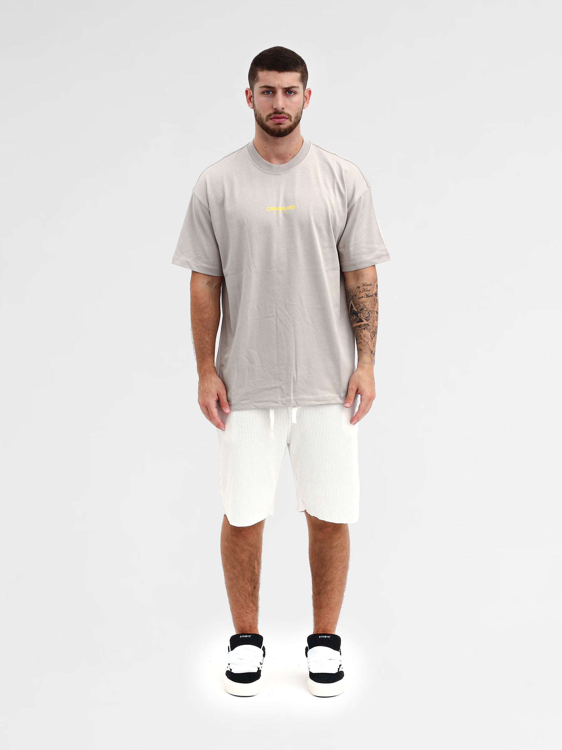 CREW Milano Oversize T-Shirt Logo Print