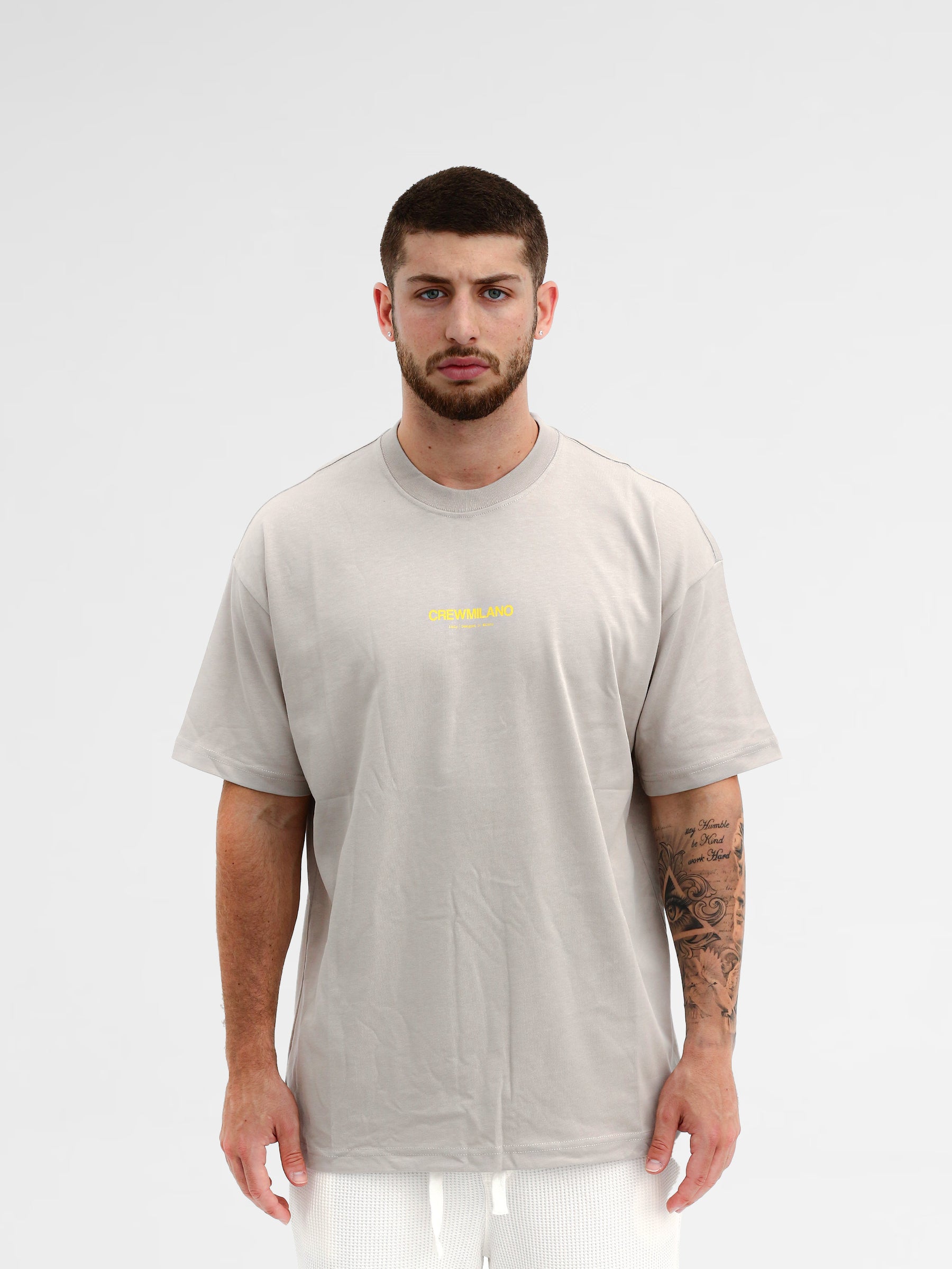 CREW Milano Oversize T-Shirt Logo Print