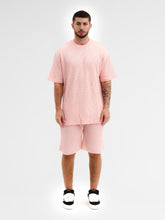 CREW Milano Oversize Set T-Shirt/Pants Waffle Pink