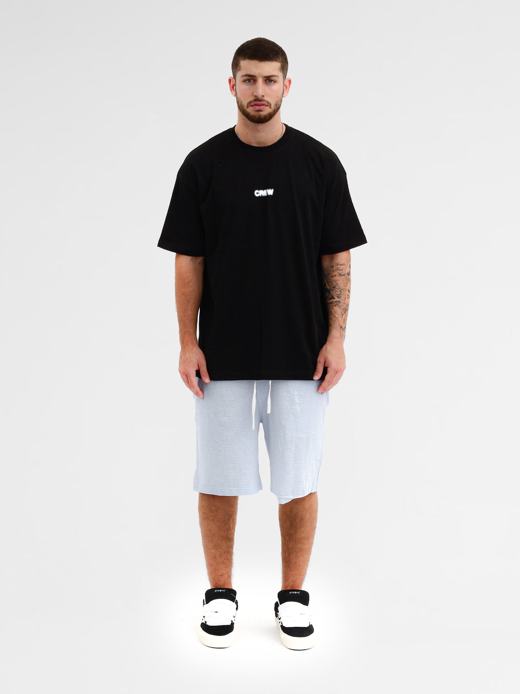 CREW Milano Oversize T-Shirt Logo Print