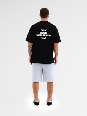 CREW Milano Oversize T-Shirt Logo Print