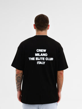 CREW Milano Oversize T-Shirt Logo Print