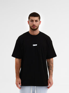 CREW Milano Oversize T-Shirt Logo Print