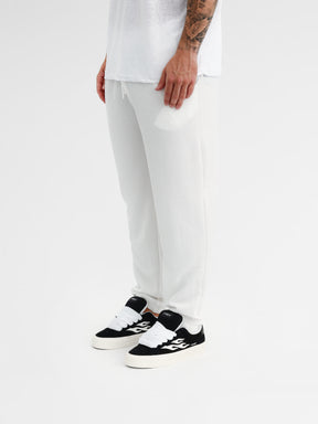 CREW MILANO Waffle Pants White