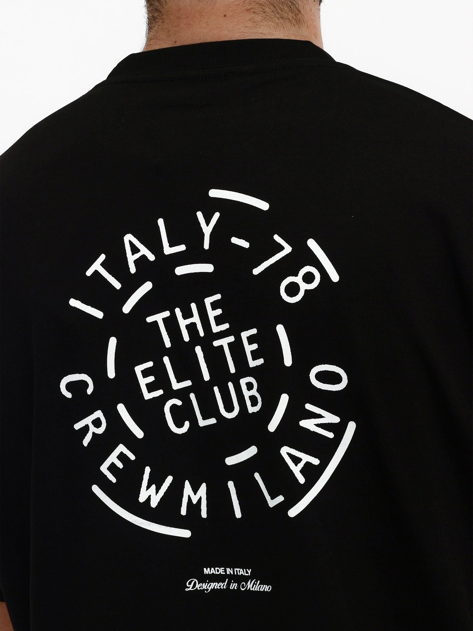 CREW Milano Oversize T-Shirt Logo Print