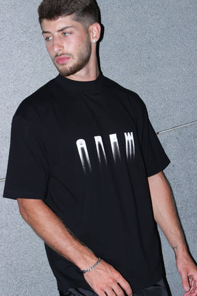 CREW Milano Tokyo Black Oversized T-Shirt
