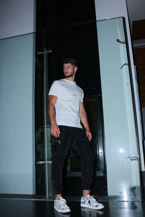 CREW Milano Classic White Slim-Fit T-Shirt