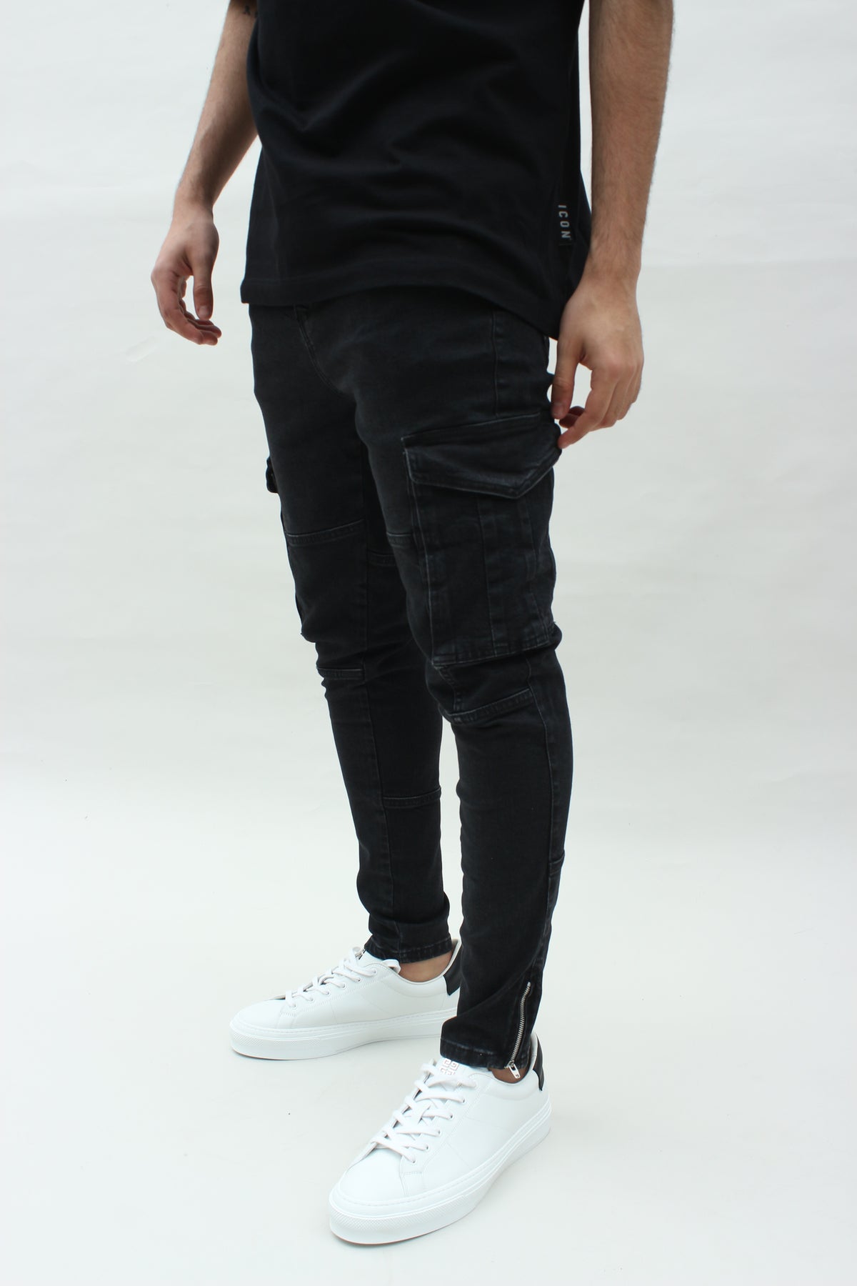 CREW Milano Skinny Cargo Jeans