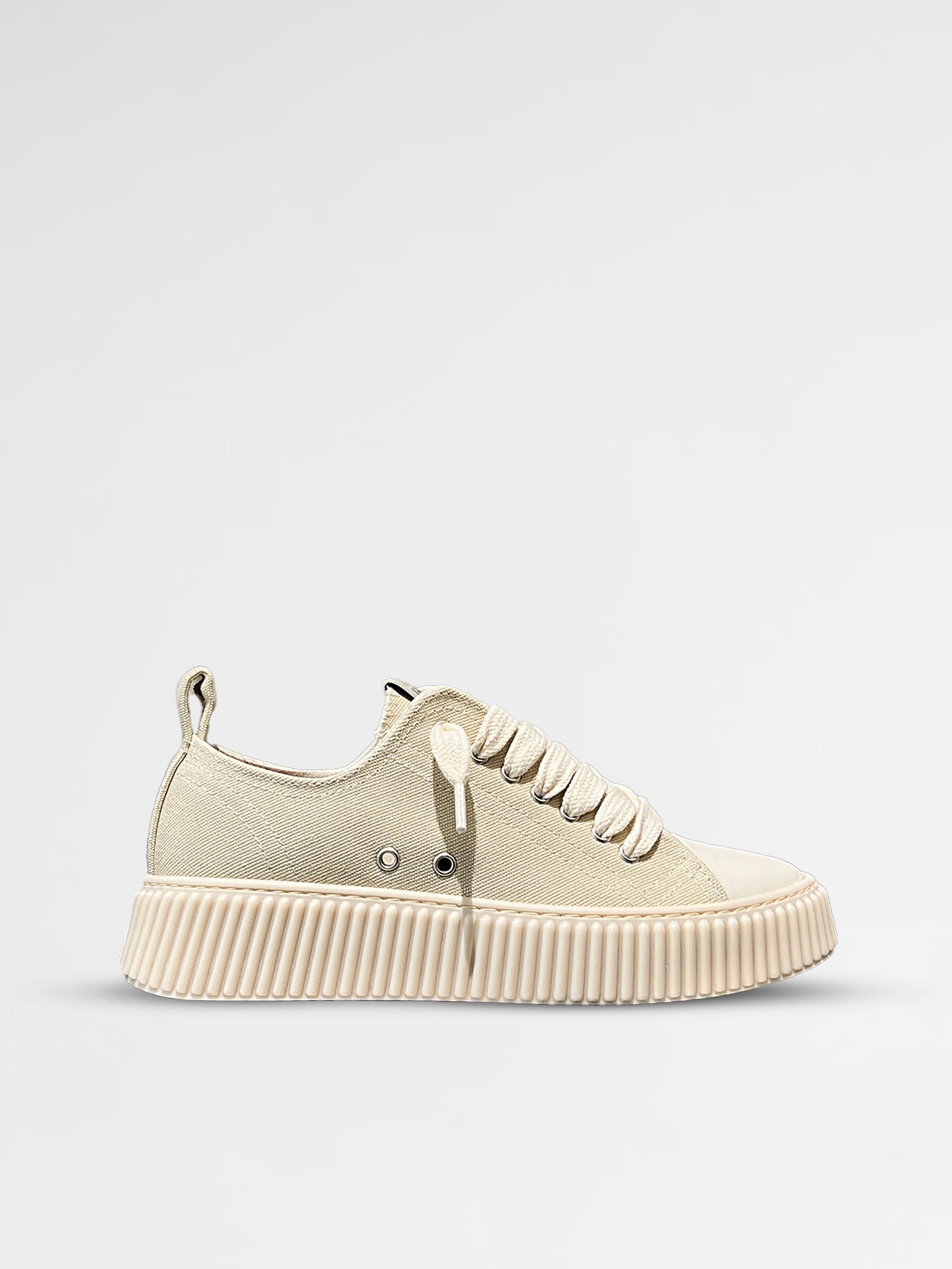 MAISON 9 PARIS Sneakers - Cream Canvas