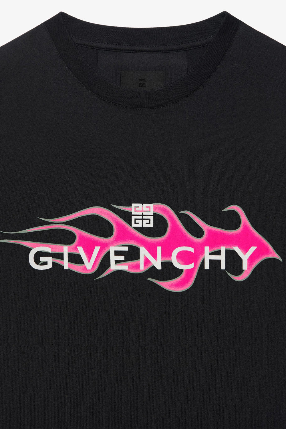 Givenchy Slim fit t-shirt in cotton with GIVENCHY Flames print