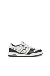 Fendi Match Sneakers Black leather low-tops