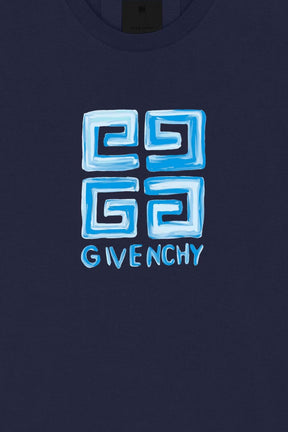 Givenchy 4G Multicolor slim fit t-shirt in cotton