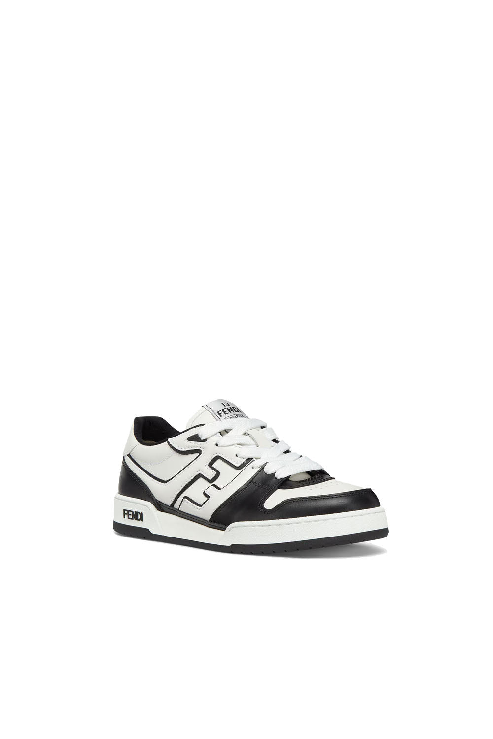 Fendi Match Sneakers Black leather low-tops